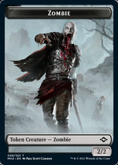 Treasure (21) // Zombie Double-Sided Token [Modern Horizons 2 Tokens] | Good Games Cannington