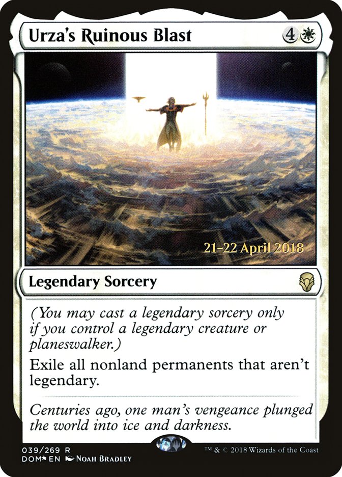 Urza's Ruinous Blast [Dominaria Prerelease Promos] | Good Games Cannington