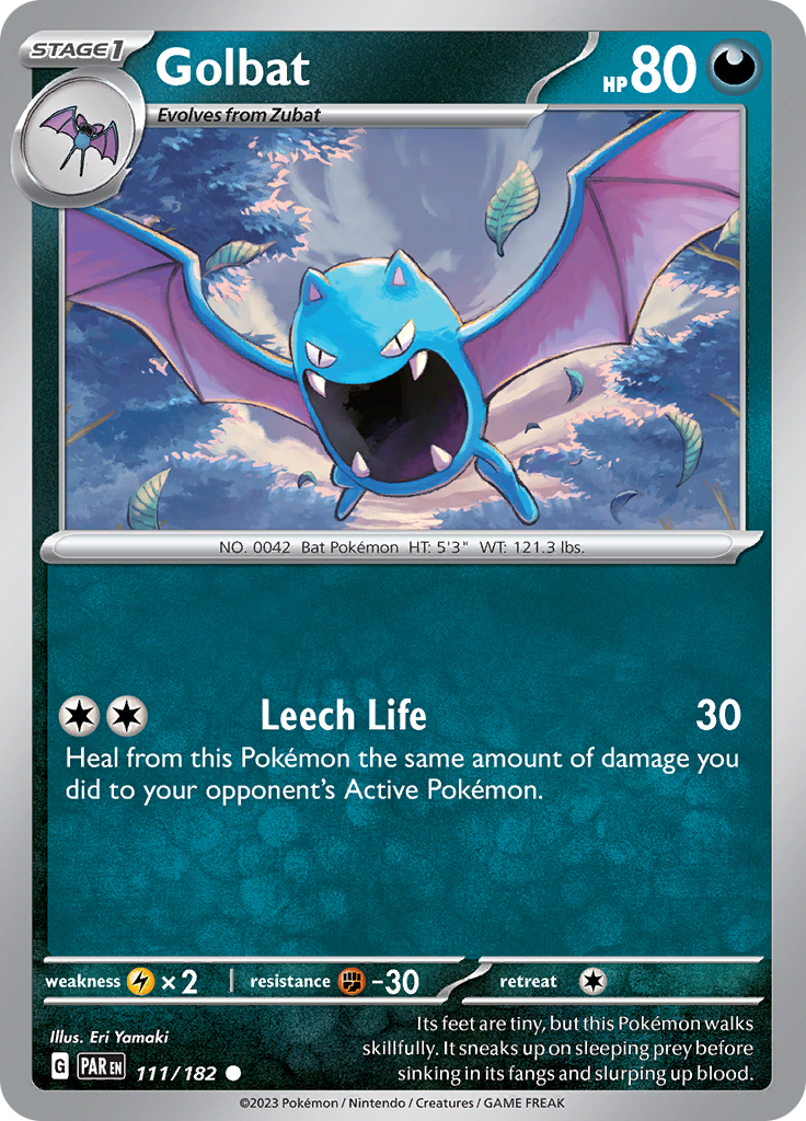 Golbat (111/182) [Scarlet & Violet: Paradox Rift] | Good Games Cannington