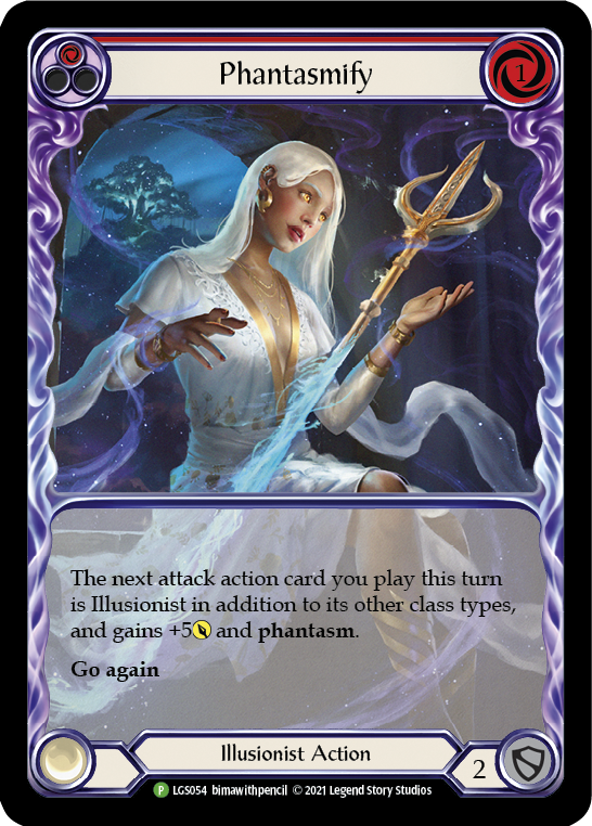 Phantasmify (Red) [LGS054] (Promo)  Rainbow Foil | Good Games Cannington
