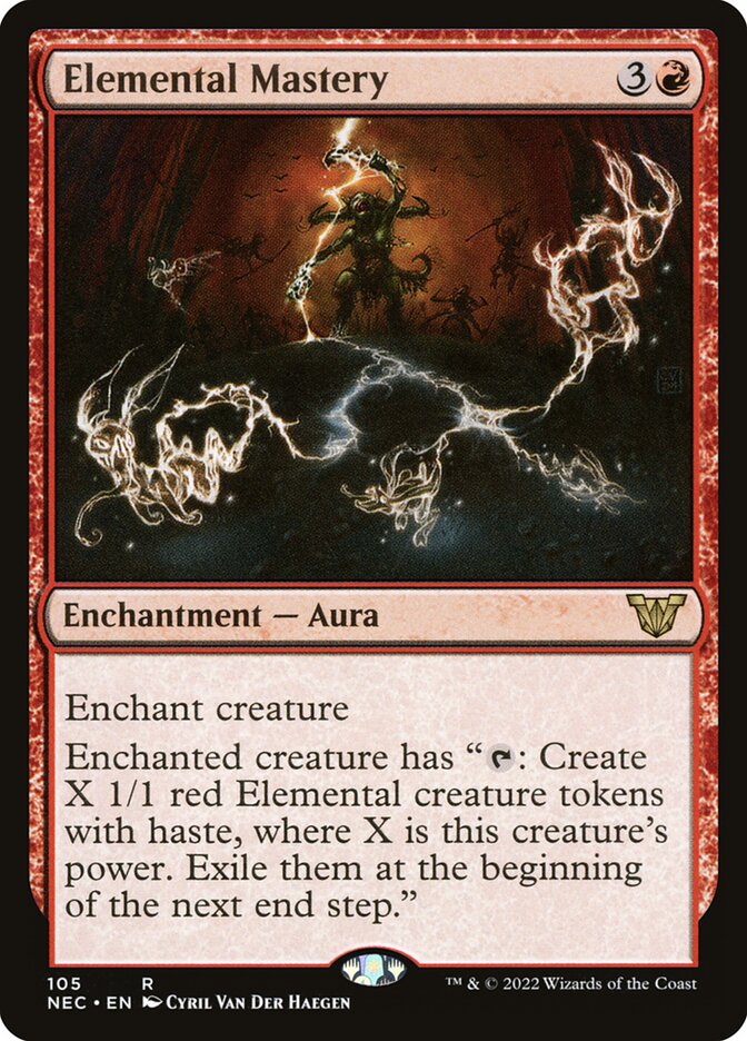 Elemental Mastery 105/38 (Commander: Kamigawa: Neon Dynasty)  | Good Games Cannington
