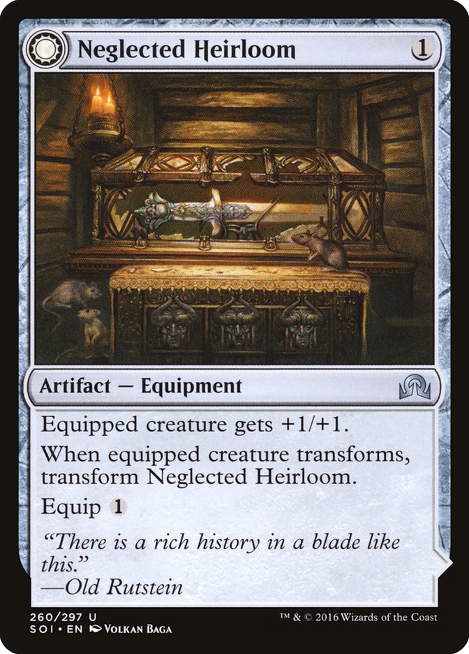 Neglected Heirloom // Ashmouth Blade [Shadows over Innistrad] | Good Games Cannington