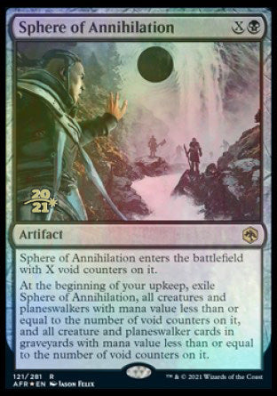 Sphere of Annihilation [Dungeons & Dragons: Adventures in the Forgotten Realms Prerelease Promos] | Good Games Cannington