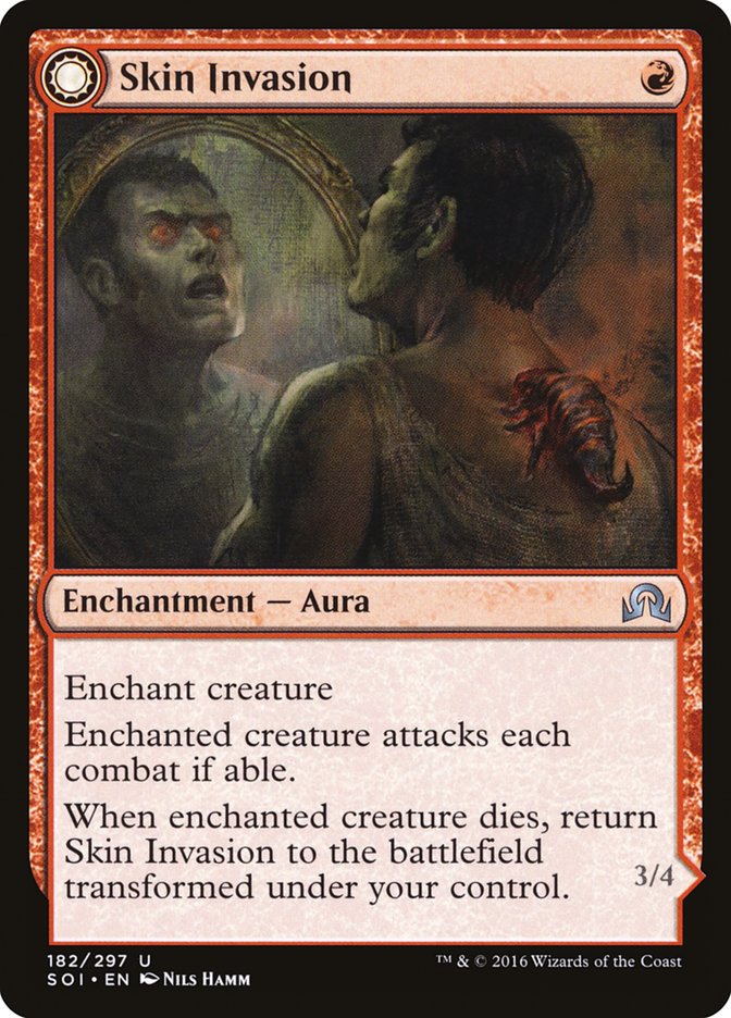 Skin Invasion // Skin Shedder [Shadows over Innistrad] | Good Games Cannington