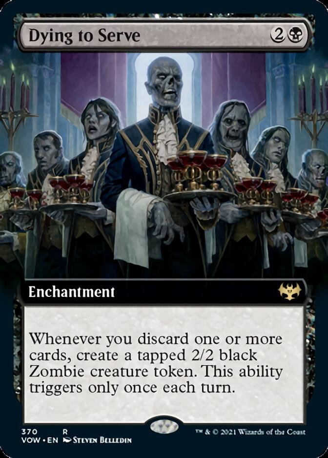 Dying to Serve (Extended Art) [Innistrad: Crimson Vow] | Good Games Cannington