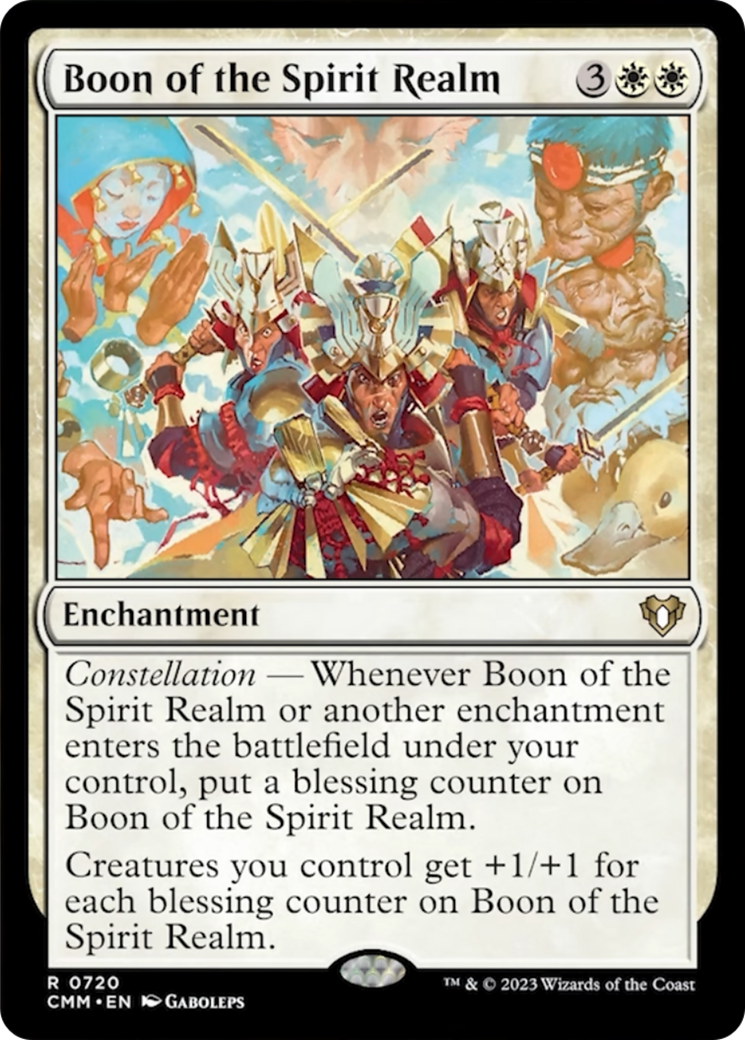 Boon of the Spirit Realm [Commander Masters] | Good Games Cannington