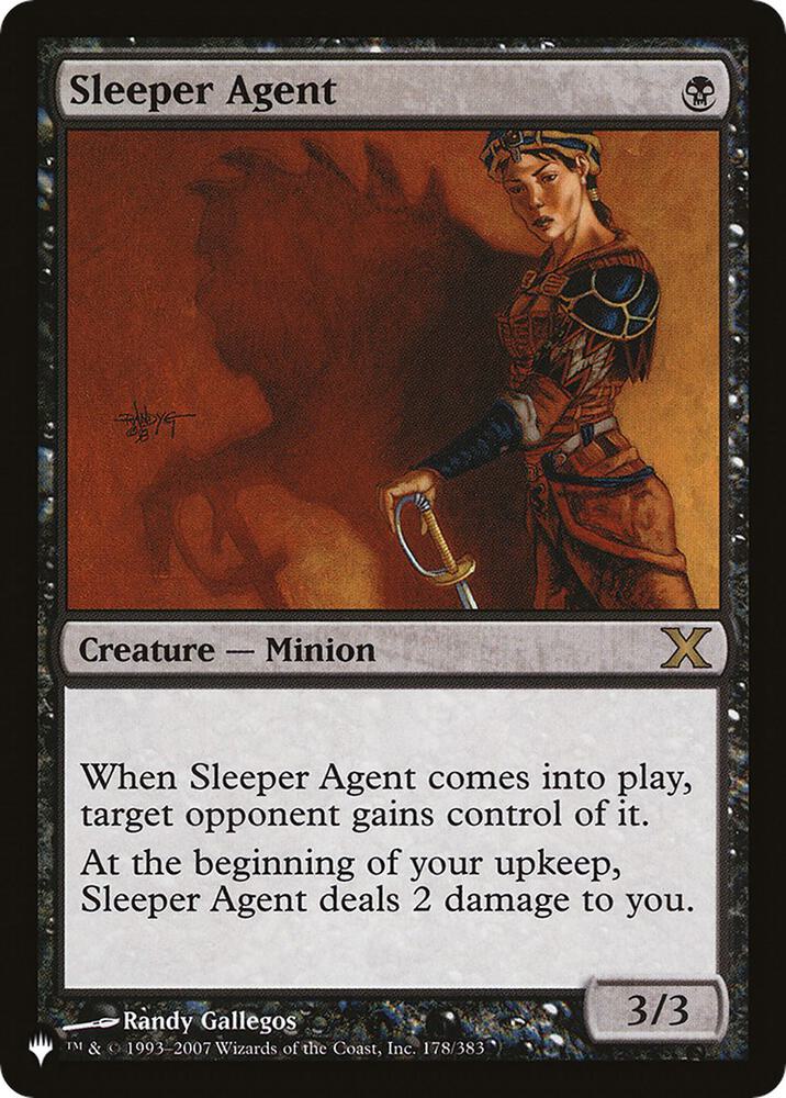 Sleeper Agent 178/383 (The List Reprints)  | Good Games Cannington
