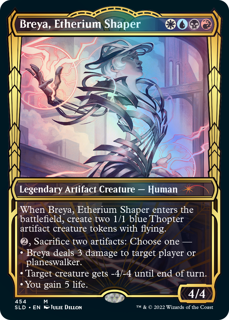 Breya, Etherium Shaper (Showcase Gilded Foil) [Secret Lair Drop Series] | Good Games Cannington