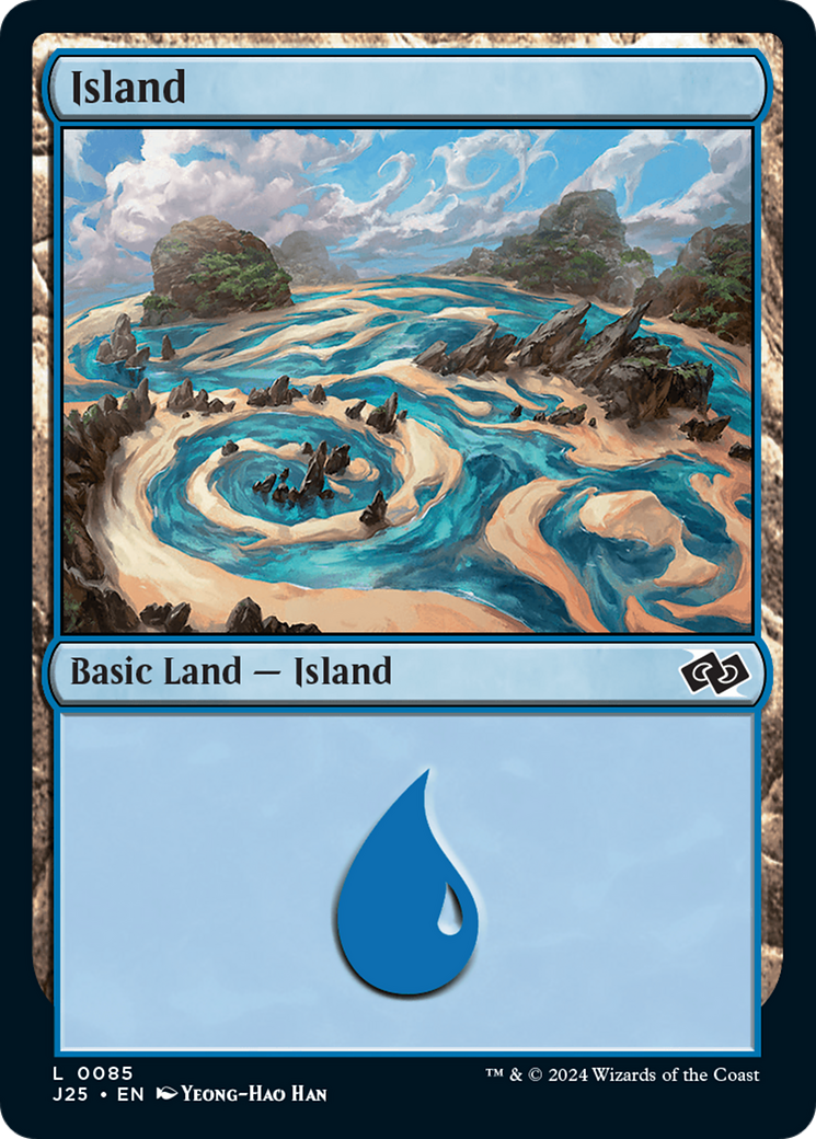 Island (85) [Foundations Jumpstart] | Good Games Cannington