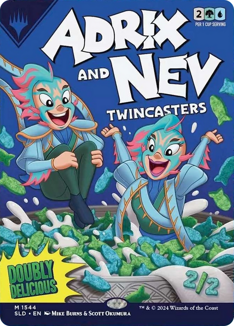 Adrix and Nev, Twincasters (Rainbow Foil) [Secret Lair Drop Series] | Good Games Cannington