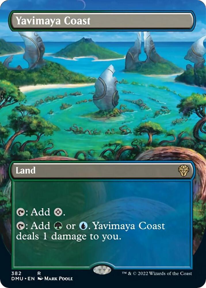 Yavimaya Coast Borderless 382 (Dominaria United)  | Good Games Cannington