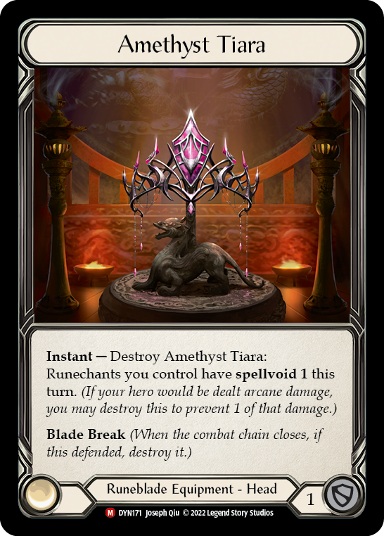 Amethyst Tiara [DYN171] (Dynasty)  Rainbow Foil | Good Games Cannington