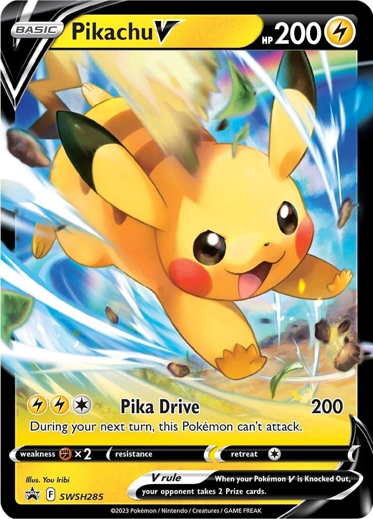 Pikachu V (SWSH285) [Sword & Shield: Black Star Promos] | Good Games Cannington