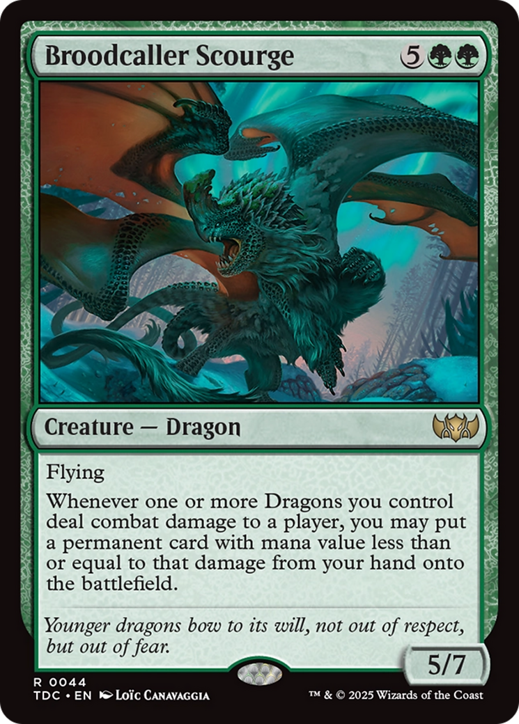 Broodcaller Scourge [Tarkir: Dragonstorm Commander] | Good Games Cannington