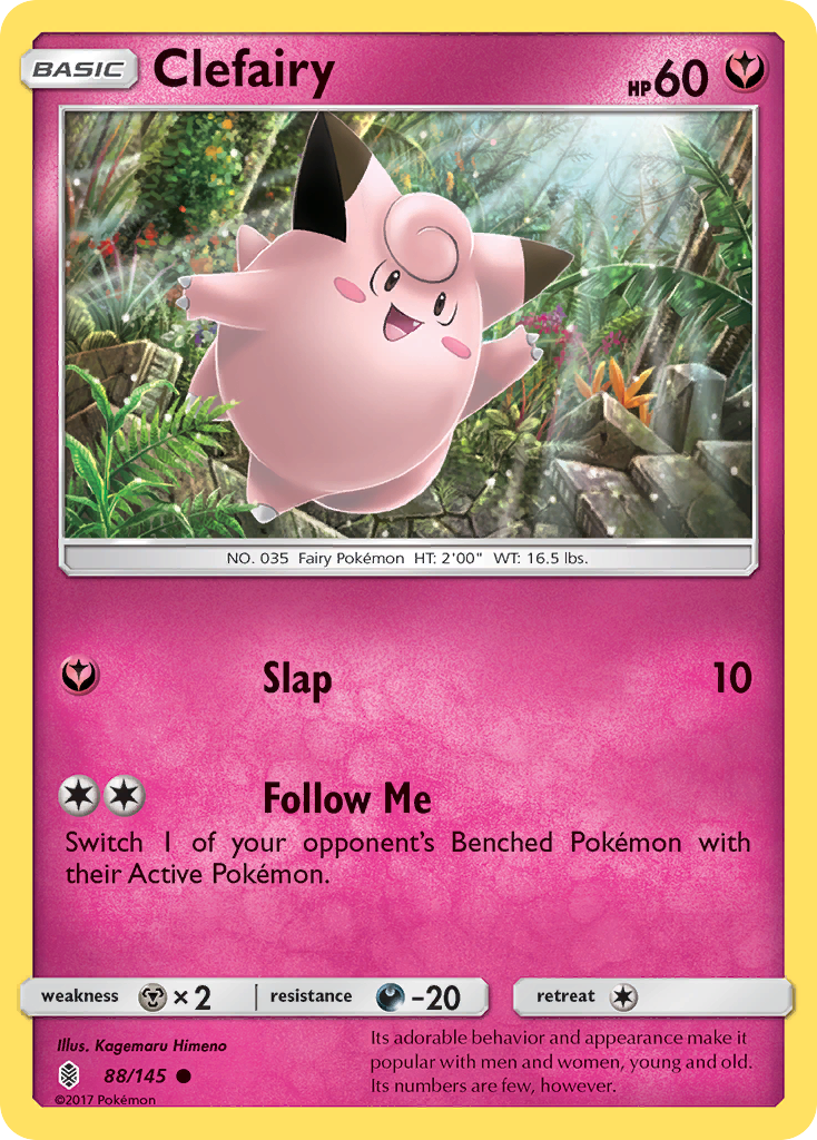 Clefairy (88/145) [Sun & Moon: Guardians Rising] | Good Games Cannington