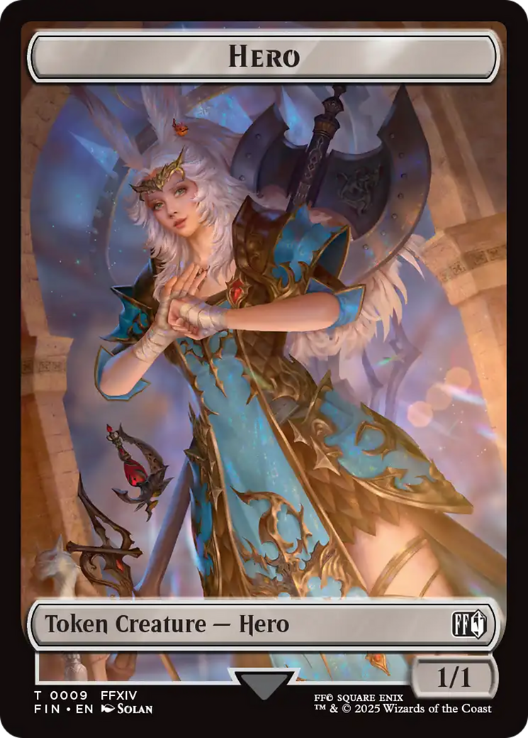 Hero (0009) // Elemental Double-Sided Token [FINAL FANTASY Tokens] | Good Games Cannington
