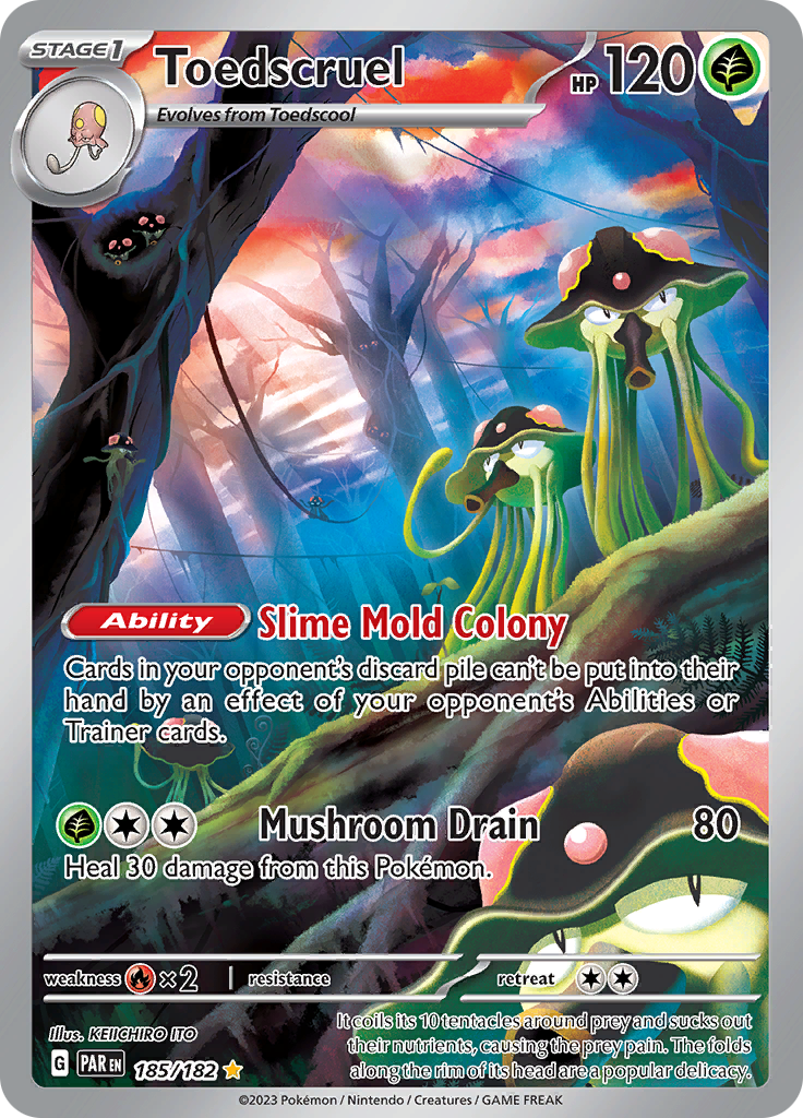 Toedscruel (185/182) [Scarlet & Violet: Paradox Rift] | Good Games Cannington