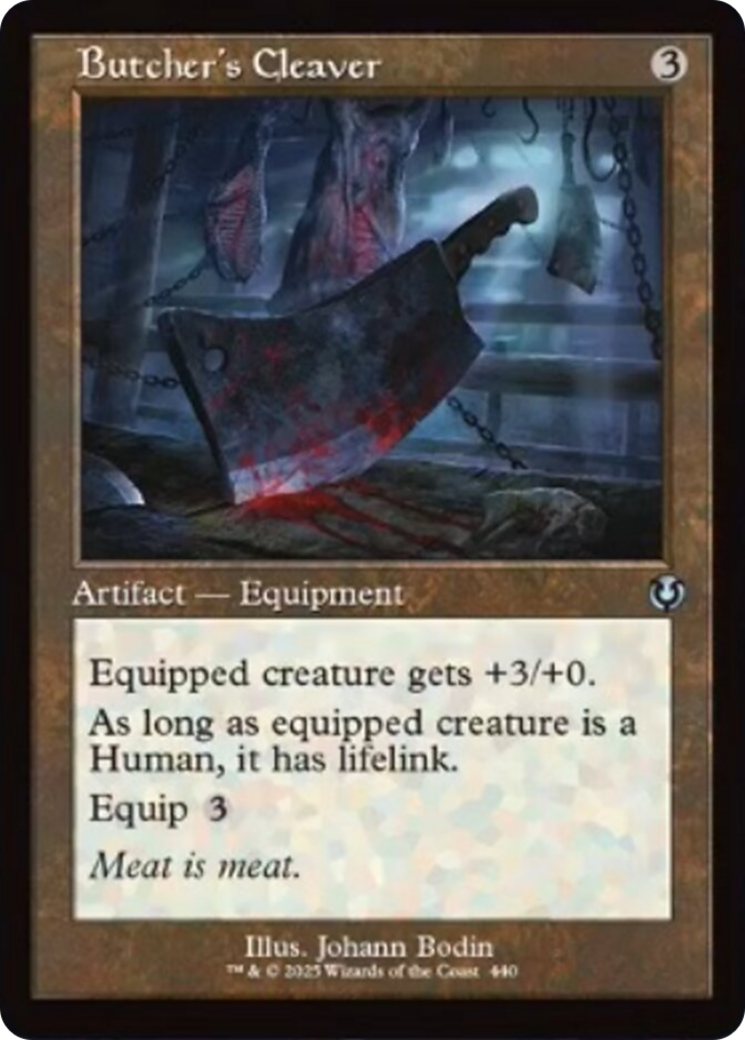 Butcher's Cleaver (Retro Frame) [Innistrad Remastered] | Good Games Cannington