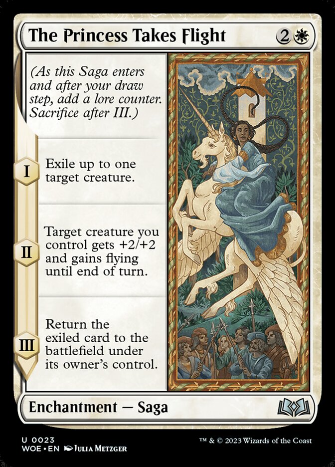 The Princess Takes Flight 23 (Wilds of Eldraine)  - Foil | Good Games Cannington