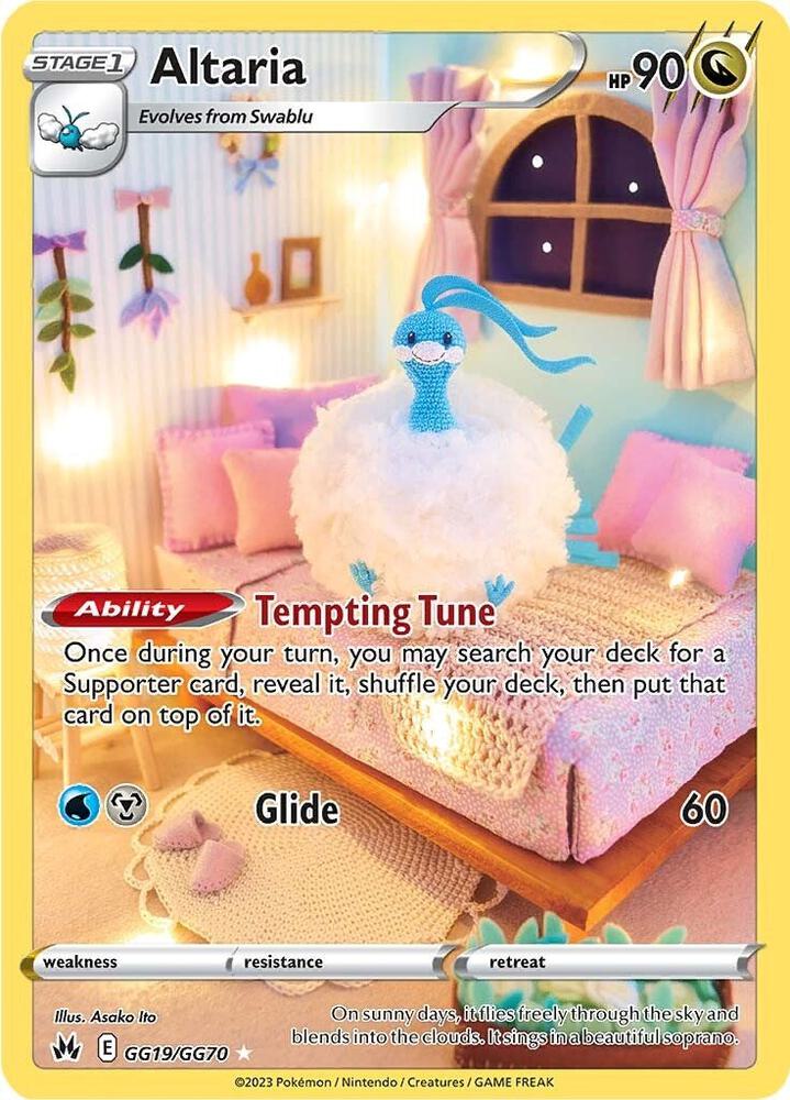 Altaria GG19/GG70 (SWSH: Crown Zenith: Galarian Gallery)  - Holofoil | Good Games Cannington