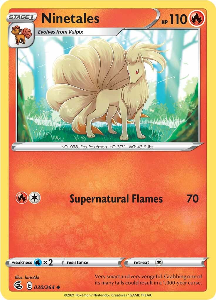 Ninetales (030/264) [Sword & Shield: Fusion Strike] | Good Games Cannington