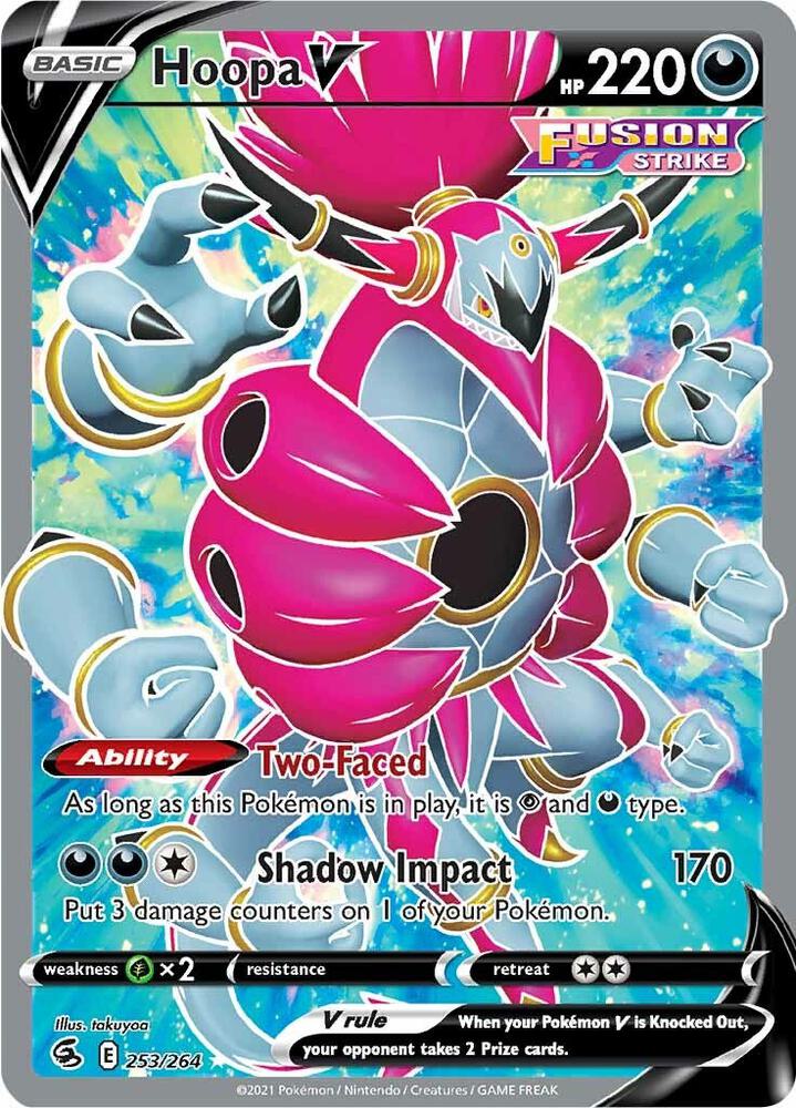 Hoopa V Full Art (SWSH08: Fusion Strike)  - Holofoil | Good Games Cannington