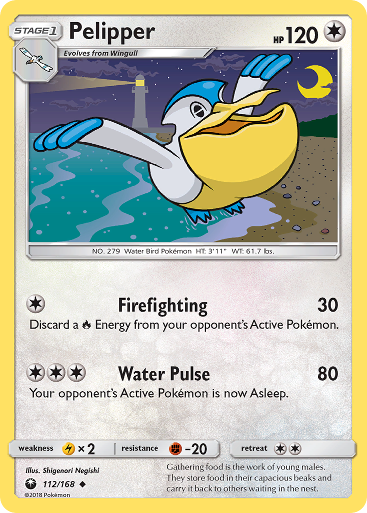 Pelipper (112/168) [Sun & Moon: Celestial Storm] | Good Games Cannington