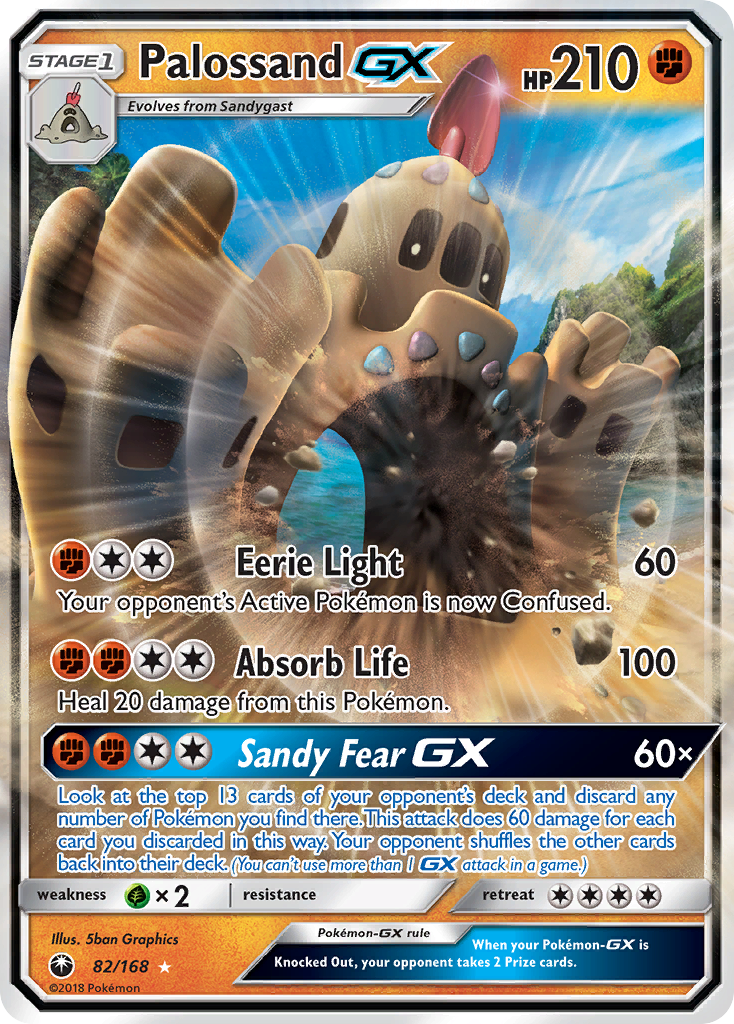 Palossand GX (82/168) [Sun & Moon: Celestial Storm] | Good Games Cannington