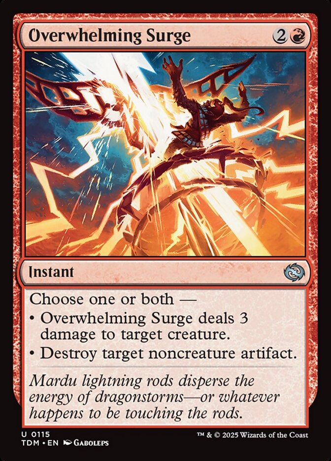 Overwhelming Surge 115 (Tarkir: Dragonstorm)  | Good Games Cannington