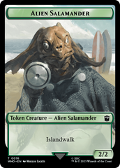 Alien Salamander // Mutant Double-Sided Token [Doctor Who Tokens] | Good Games Cannington