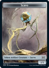Servo // Thopter (026) Double-Sided Token [Double Masters Tokens] | Good Games Cannington