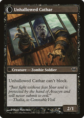 Loyal Cathar // Unhallowed Cathar [Dark Ascension] | Good Games Cannington