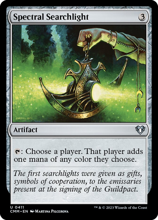 Spectral Searchlight 411/451 (Commander Masters)  - Foil | Good Games Cannington