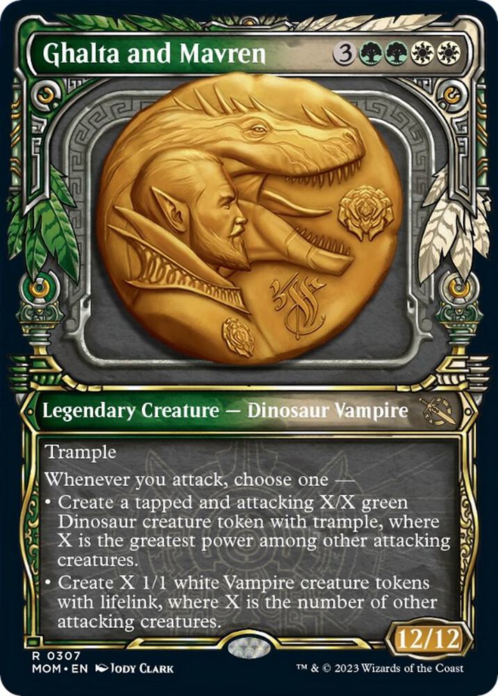 Ghalta and Mavren 307 (March of the Machine)  - Showcase Foil | Good Games Cannington