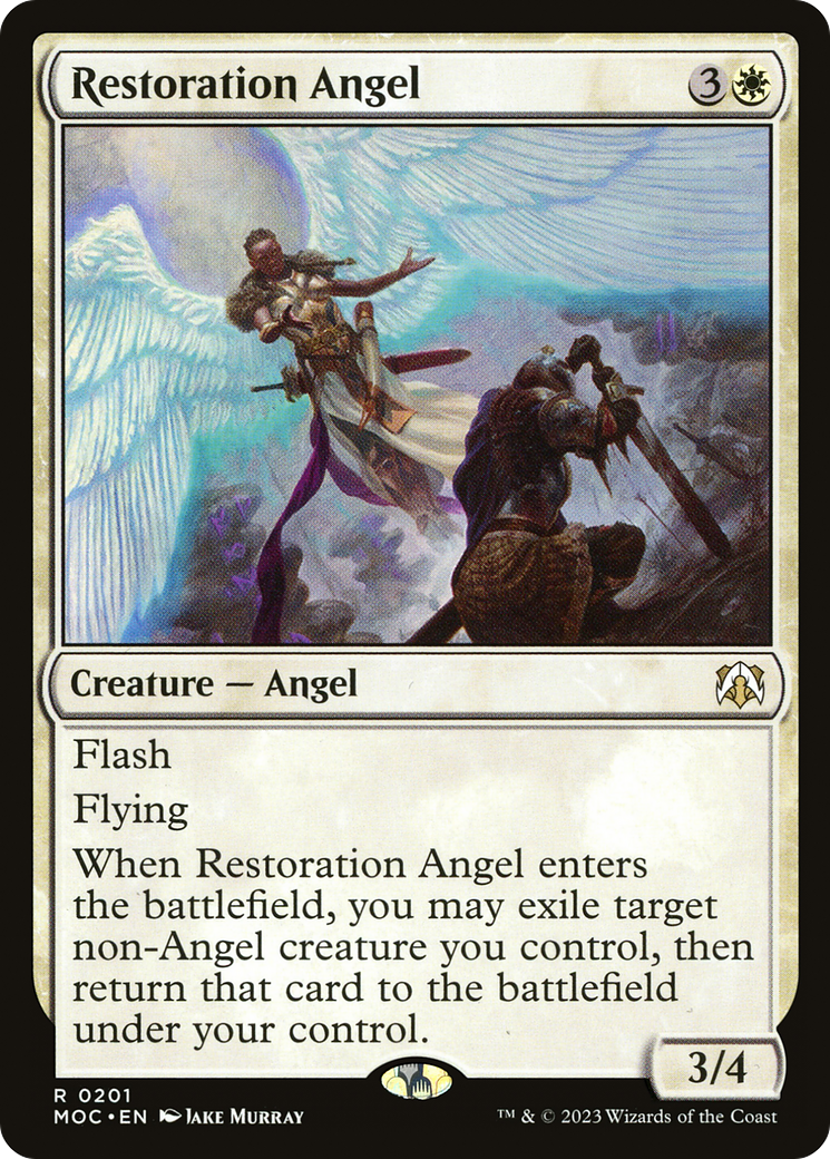 Restoration Angel [March of the Machine Commander] | Good Games Cannington