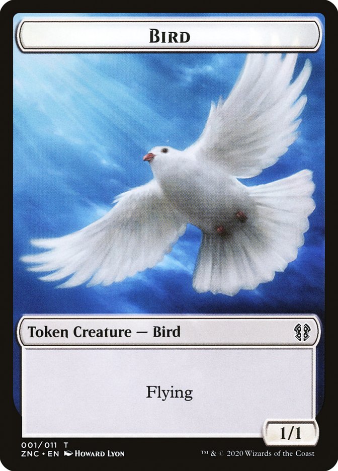 Bird // Kor Ally Double-Sided Token [Zendikar Rising Commander Tokens] | Good Games Cannington