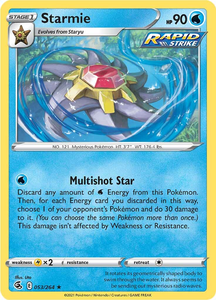 Starmie (053/264) [Sword & Shield: Fusion Strike] | Good Games Cannington