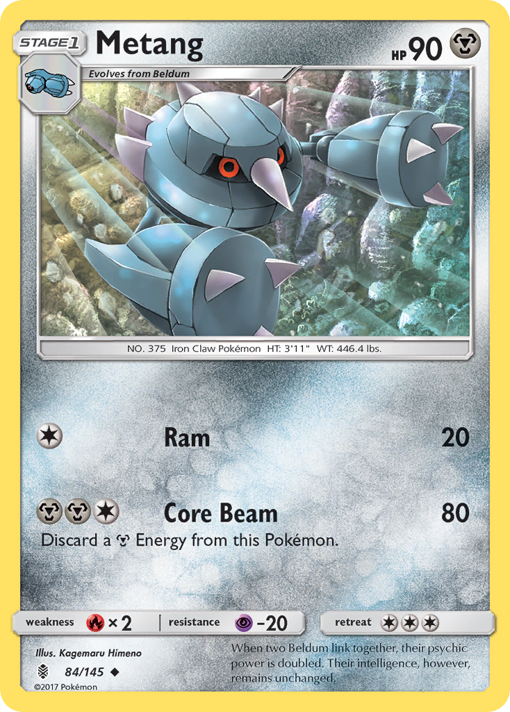 Metang (84/145) [Sun & Moon: Guardians Rising] | Good Games Cannington