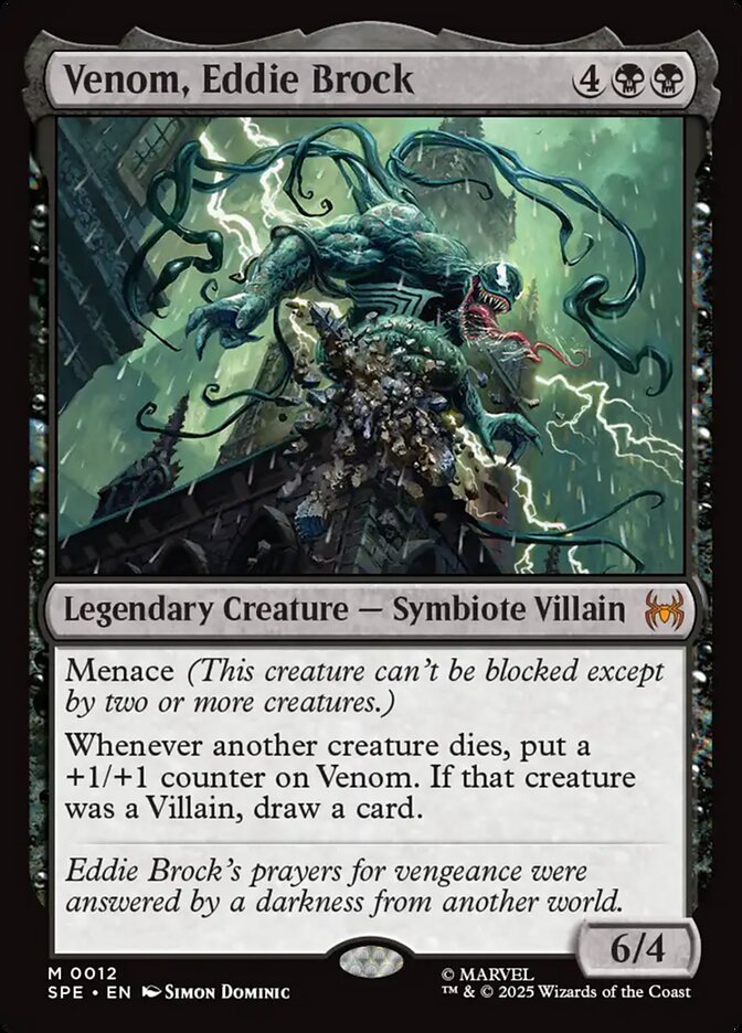 Venom Eddie Brock 12 (Marvel's Spider-Man: Eternal-Legal)  - Foil | Good Games Cannington
