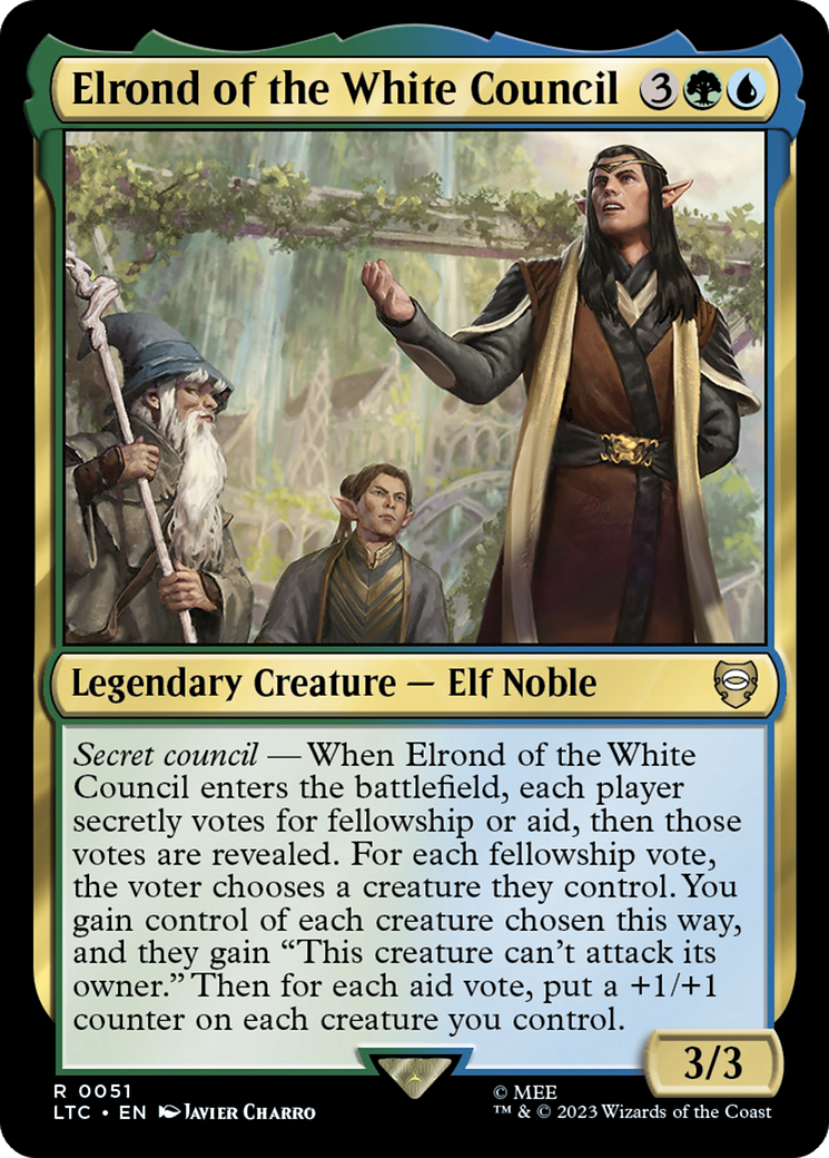 Elrond of the White Council [The Lord of the Rings: Tales of Middle-Earth Commander] | Good Games Cannington