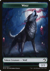 Wolf (013) // Clue (016) Double-Sided Token [Challenger Decks 2022 Tokens] | Good Games Cannington