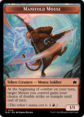 Sword // Manifold Mouse Double-Sided Token [Bloomburrow Tokens] | Good Games Cannington