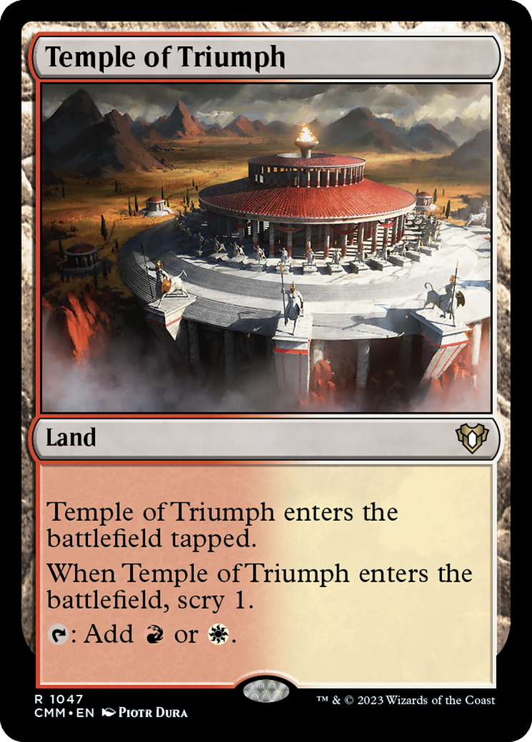 Temple of Triumph [Commander Masters] | Good Games Cannington