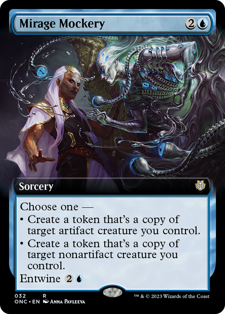 Mirage Mockery (Extended Art) [Phyrexia: All Will Be One Commander] | Good Games Cannington