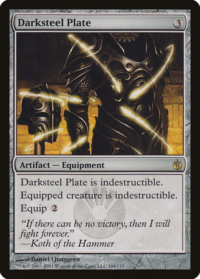 Darksteel Plate 104 (Mirrodin Besieged)  | Good Games Cannington