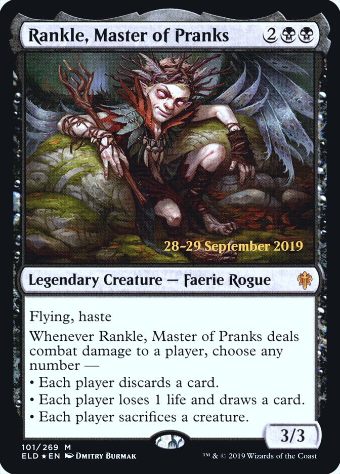 Rankle, Master of Pranks [Throne of Eldraine Prerelease Promos] | Good Games Cannington