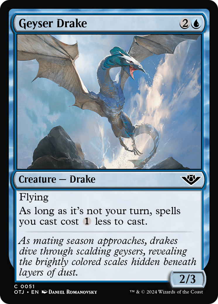 Geyser Drake [Outlaws of Thunder Junction] | Good Games Cannington