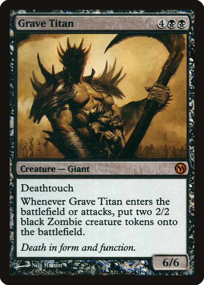 Grave Titan (Duels of the Planeswalkers Promos) [Duels of the Planeswalkers Promos 2011] | Good Games Cannington