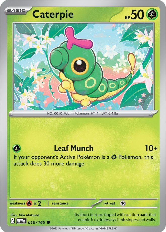 Caterpie (010/165) [Scarlet & Violet 151] | Good Games Cannington