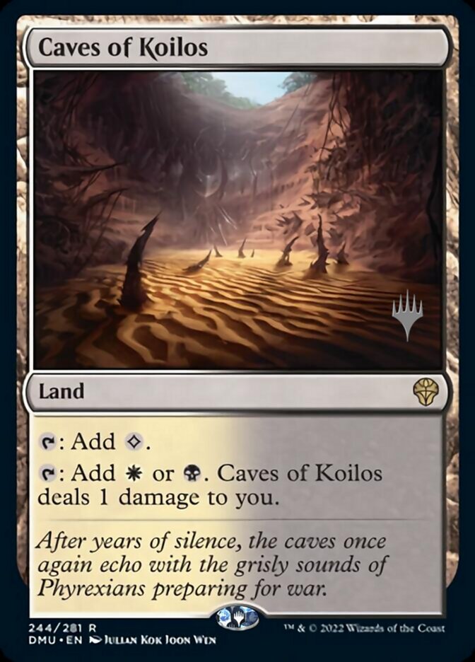 Caves of Koilos (Promo Pack) [Dominaria United Promos] | Good Games Cannington
